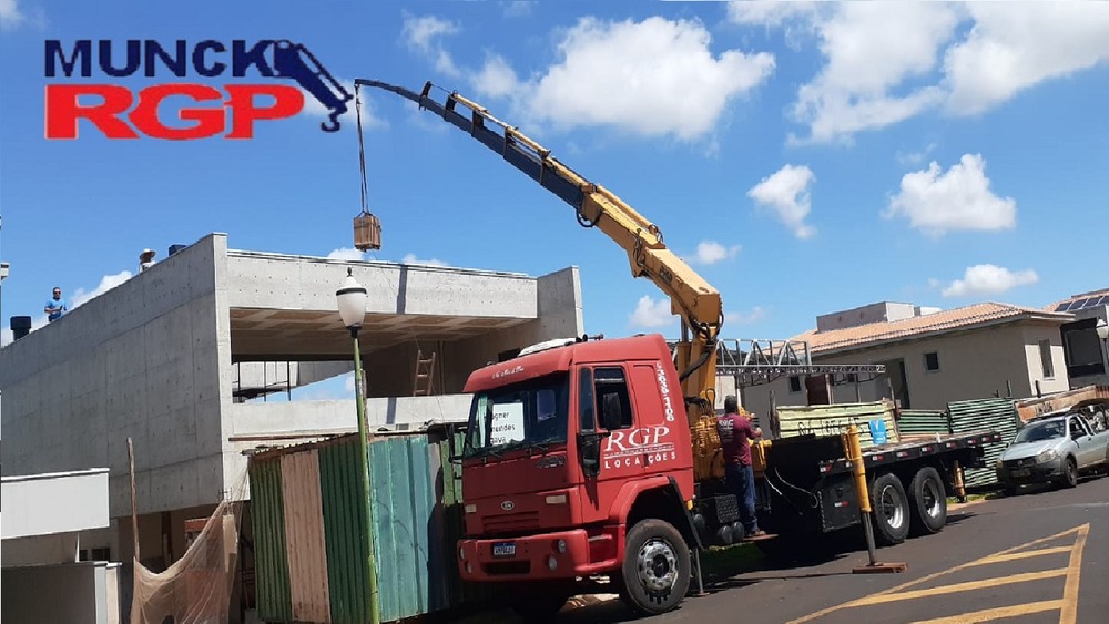 Aluguel de caminhão Munck em Ribeirão Preto
